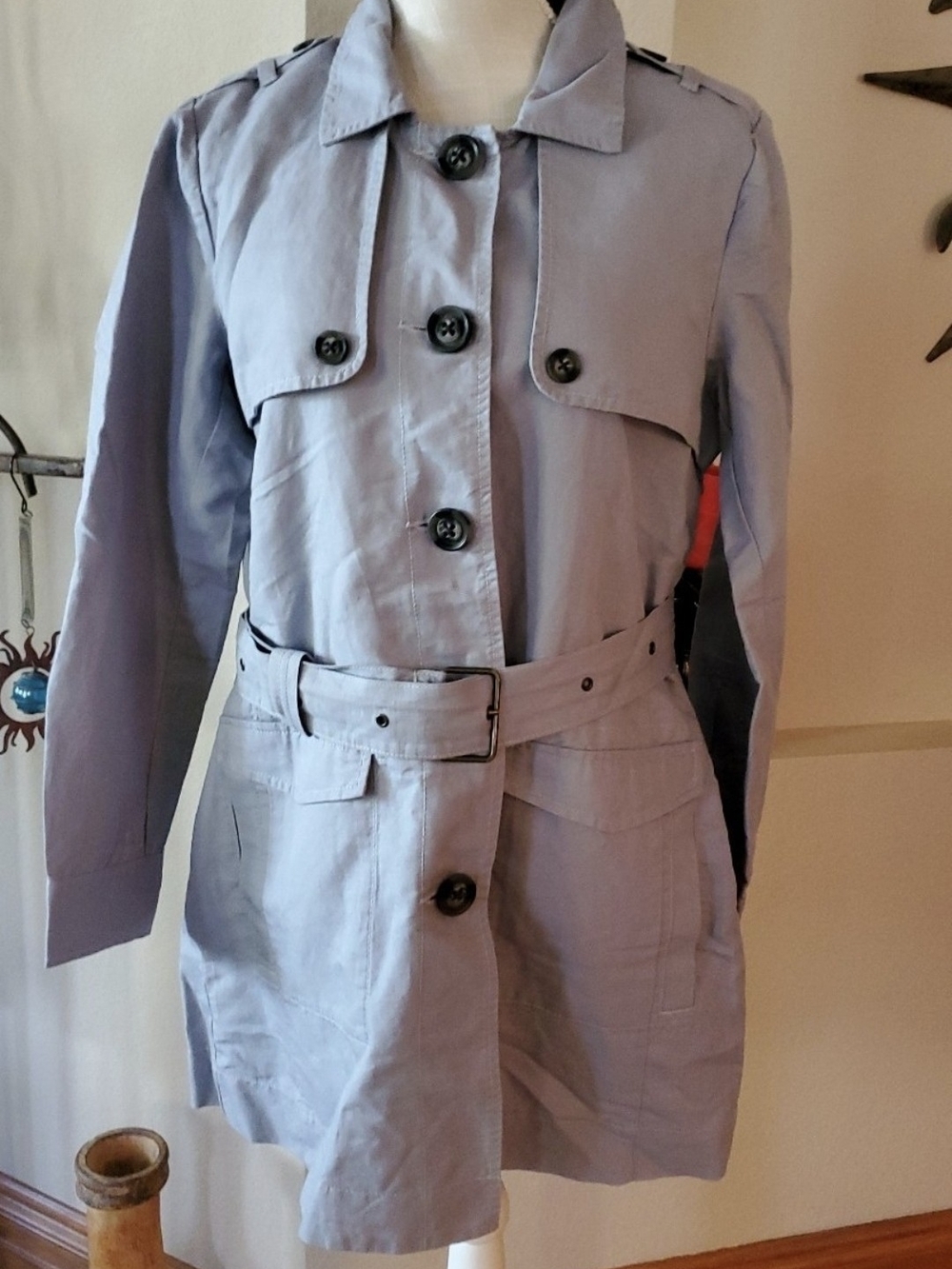 CAbi 5296 Tanner Belted Trench Jacket - Medium